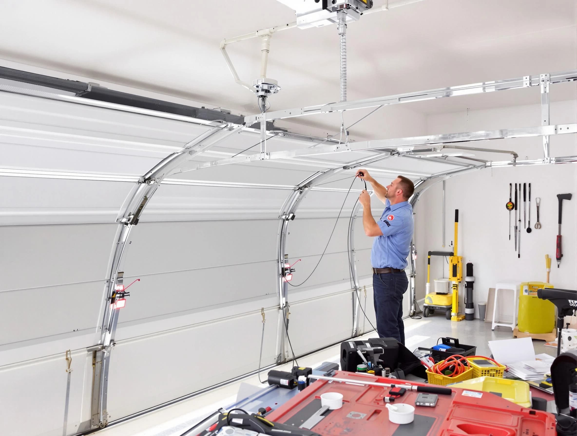 Garage door cable repair service by Minnetonka Garage Door Repair in Minnetonka