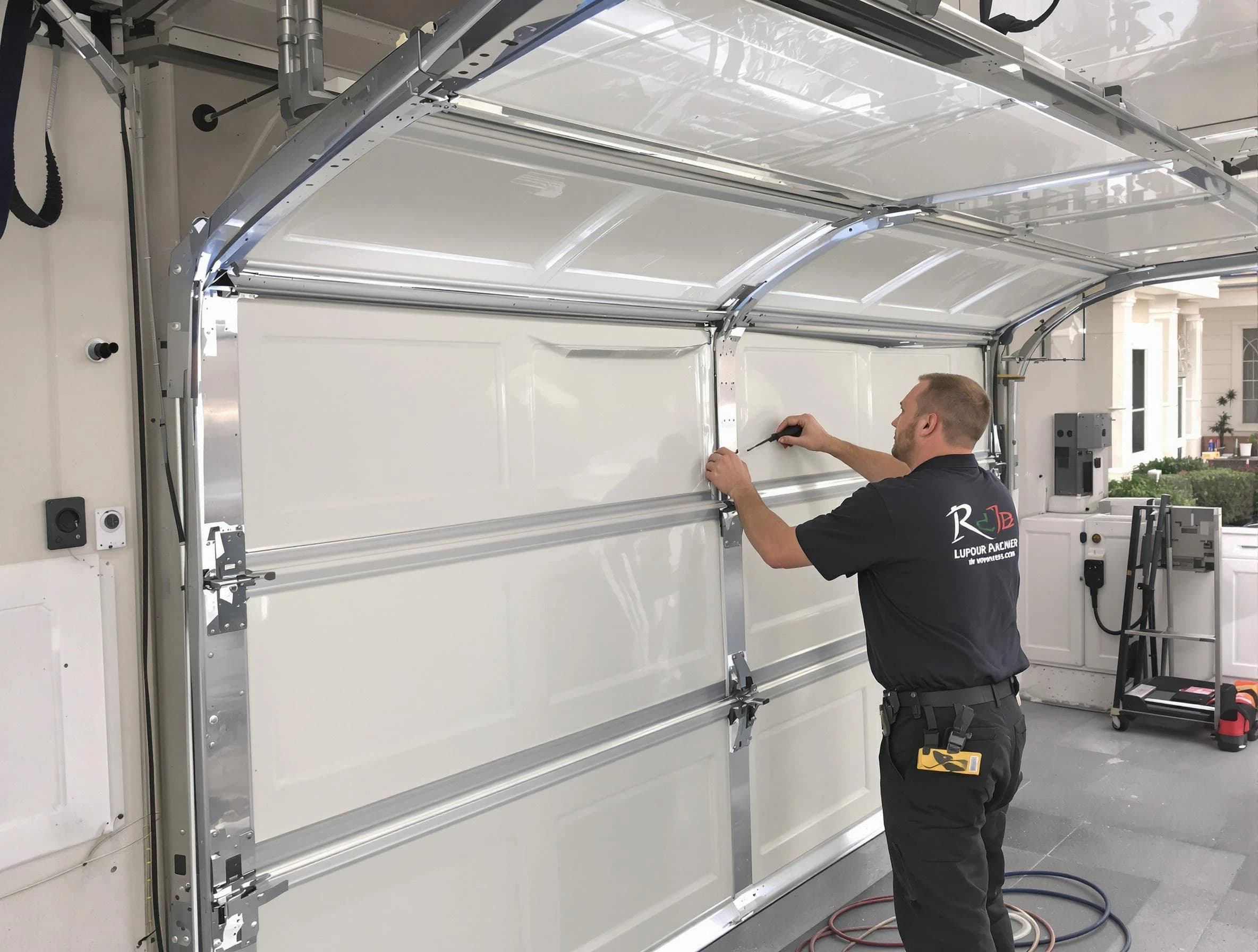 Minnetonka Garage Door Repair professional performing panel repair in Minnetonka