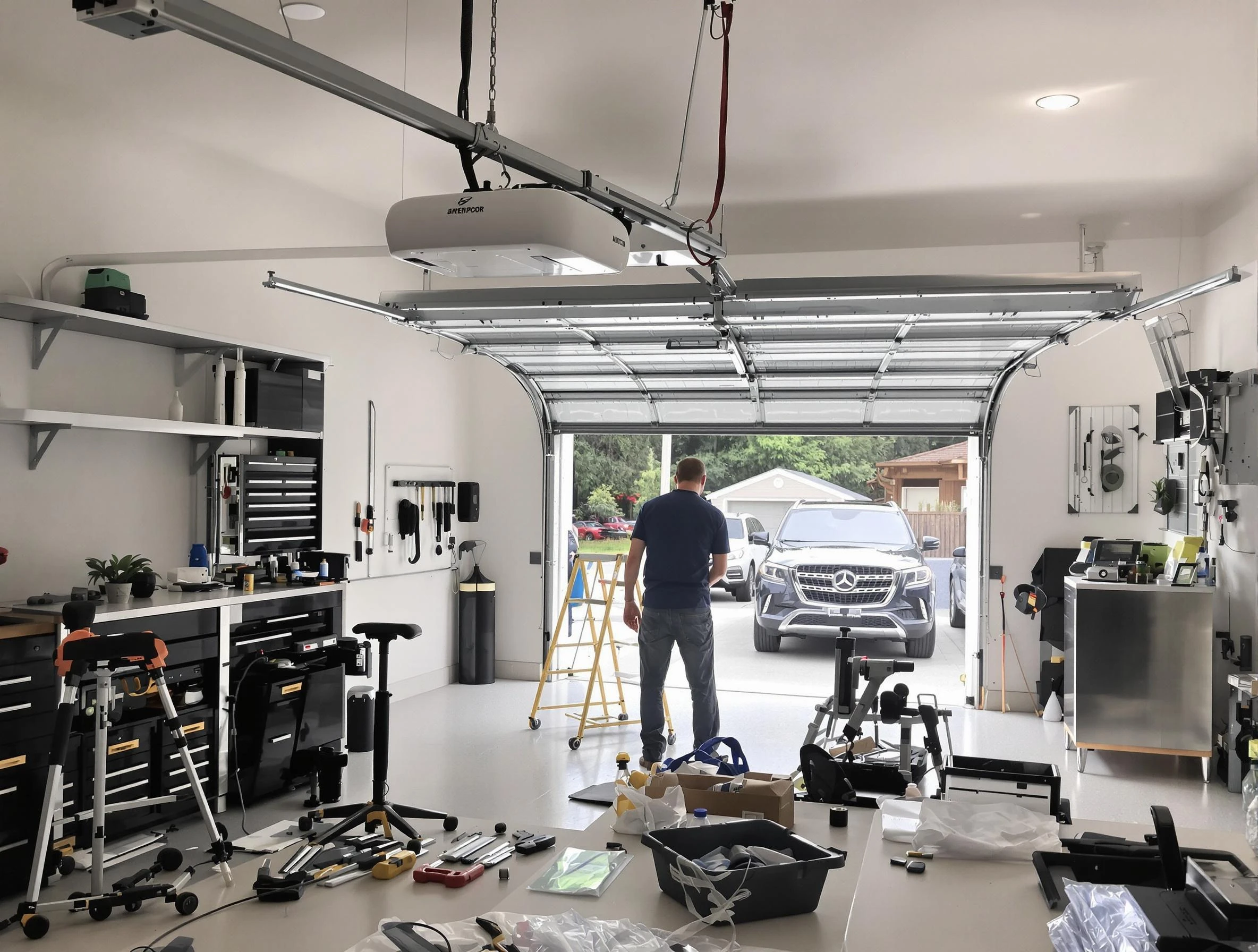 Garage door opener installation by Minnetonka Garage Door Repair in Minnetonka