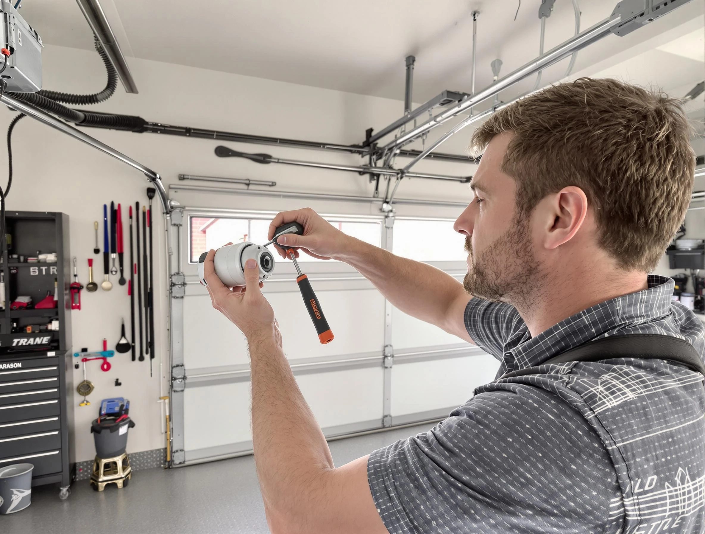 Garage door opener repair service by Minnetonka Garage Door Repair in Minnetonka