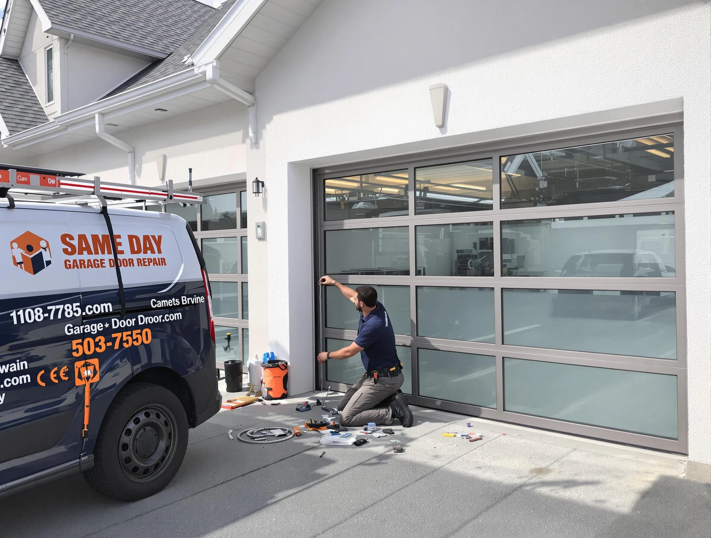 Same-day garage door repair service by Minnetonka Garage Door Repair in Minnetonka